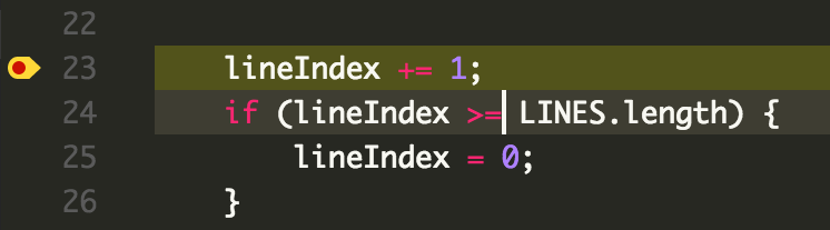 Image of Visual Studio Code line 24 to fix Image of VS Code line 24 to fix